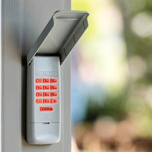 Wireless Keyless Entry Wireless Design No need for additional wiring. Keyless Access Open or close your garage door without using a remote control or key.